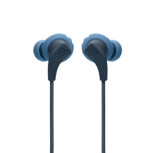 JBL Endurance Run 2 Wired - Blue - Waterproof Wired Sports In-Ear Headphones - Front image number null
